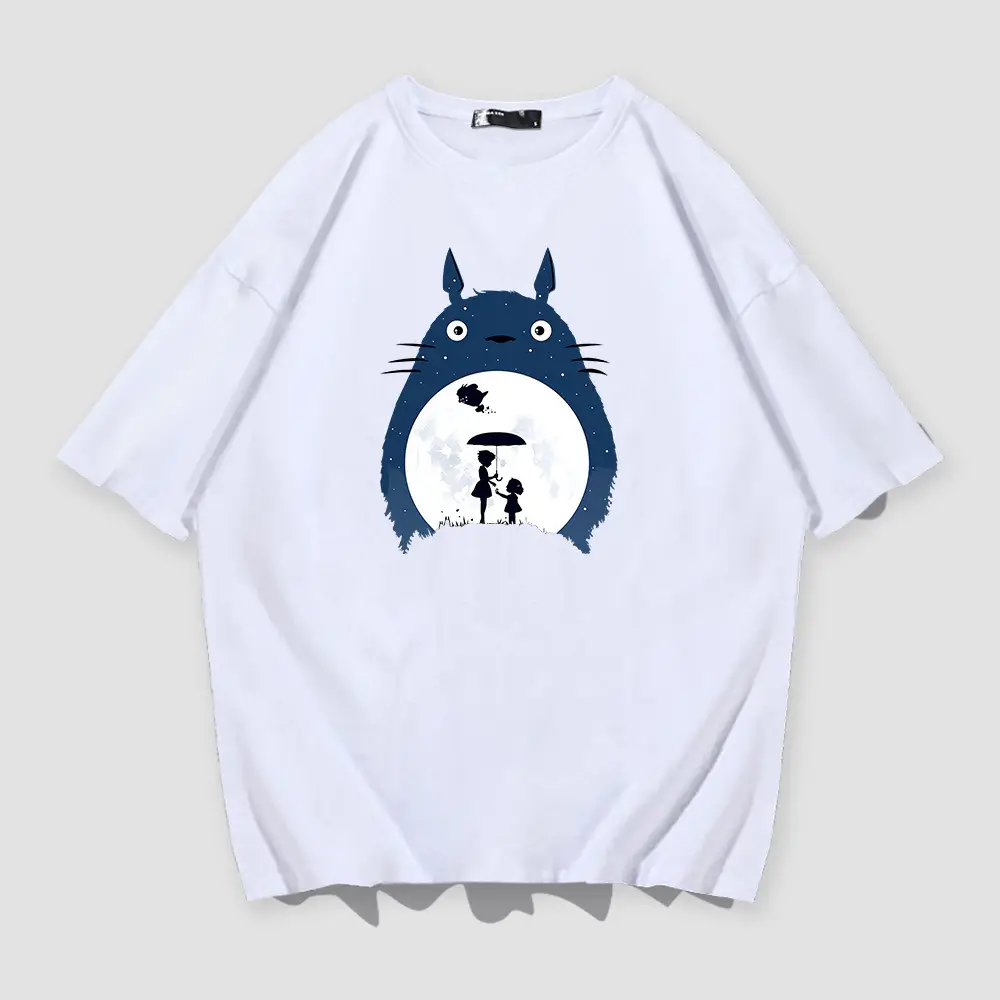 Y Totoro Anime T-Shirt Men Women Summer 2021 - Image 2