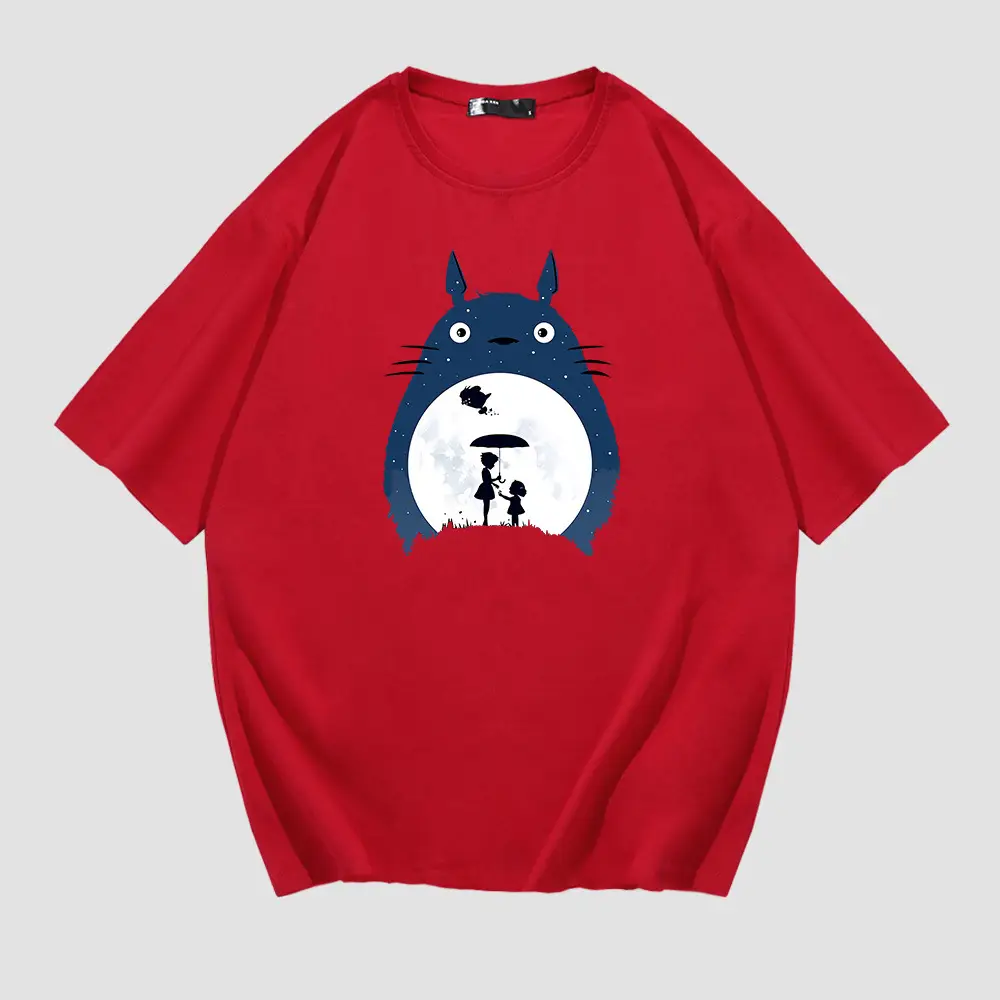 Y Totoro Anime T-Shirt Men Women Summer 2021 - Image 4