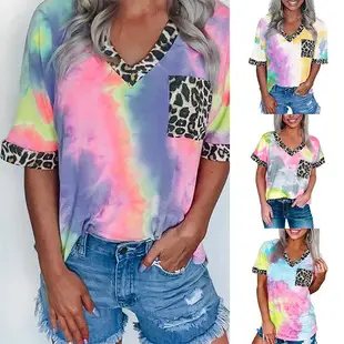 2023 Women Green V-Neck Spinning T-Shirt — feature 19