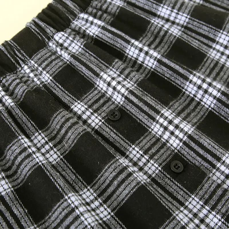 Winter Plaid Skirt Black White Matching Sweater Bottom - Image 5