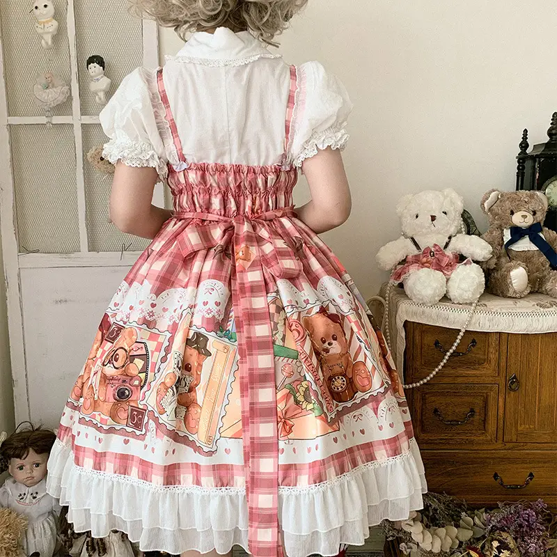Cute Sweetheart Lolita Jsk Dress with Print - Image 3