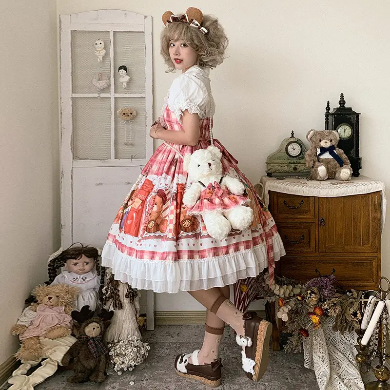 Cute Sweetheart Lolita Jsk Dress with Print - Image 5
