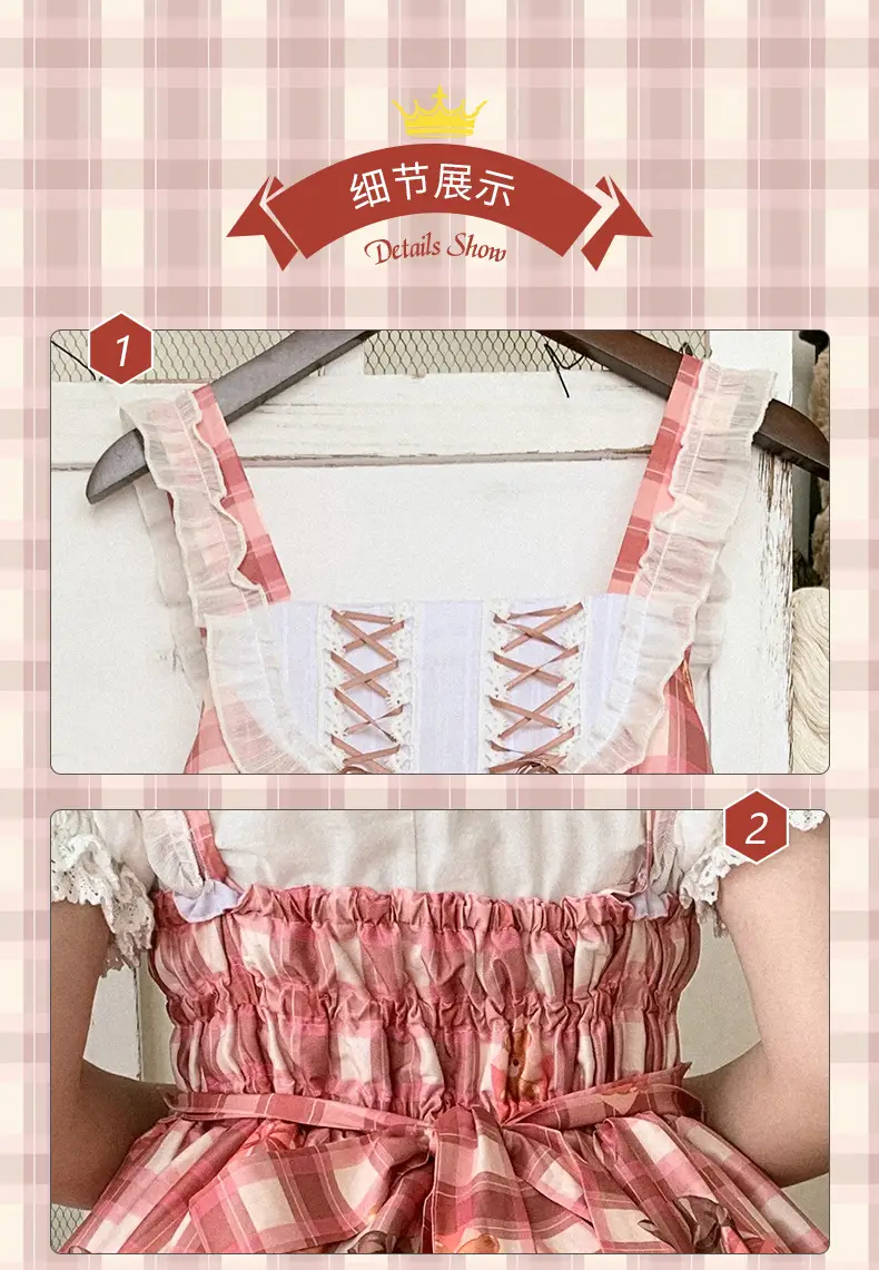 Cute Sweetheart Lolita Jsk Dress with Print — feature 17