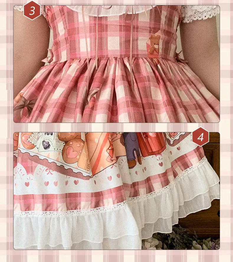 Cute Sweetheart Lolita Jsk Dress with Print — feature 18