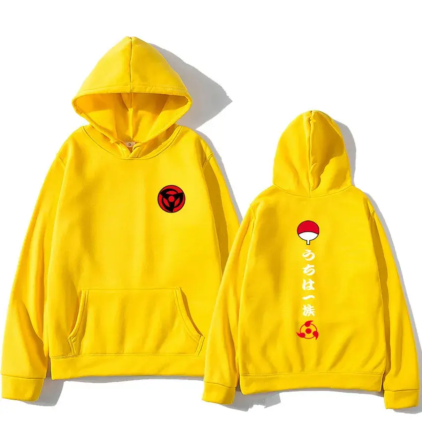 Men's Hoodie Set Naruto Print Grey 2021 - Image 19