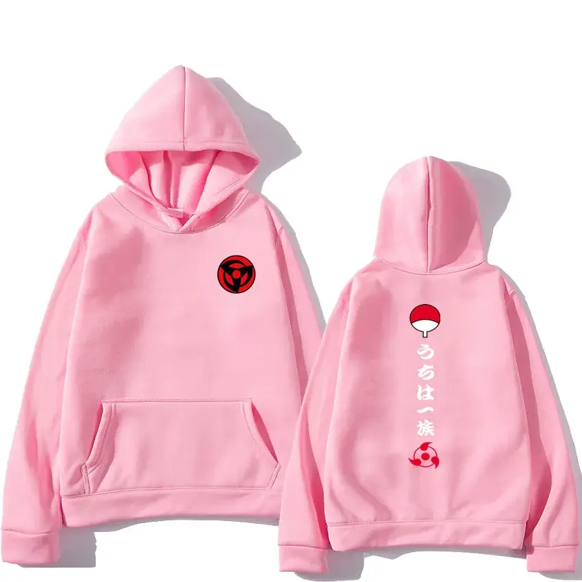 Men's Hoodie Set Naruto Print Grey 2021 - Image 11