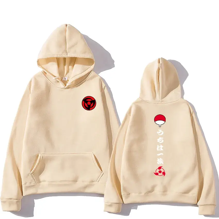Men's Hoodie Set Naruto Print Grey 2021 - Image 2