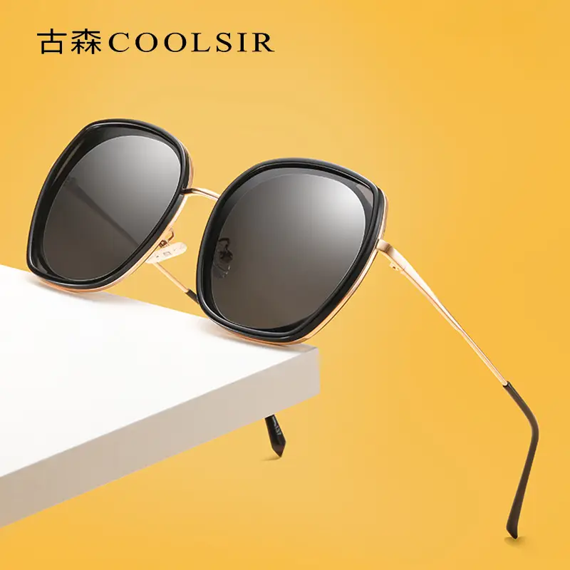 Women Polarized Sunglasses UV Protection Large Frame
