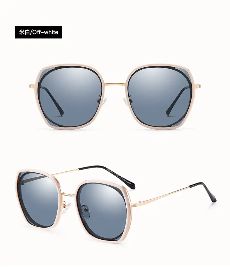 Women Polarized Sunglasses UV Protection Large Frame — feature 14