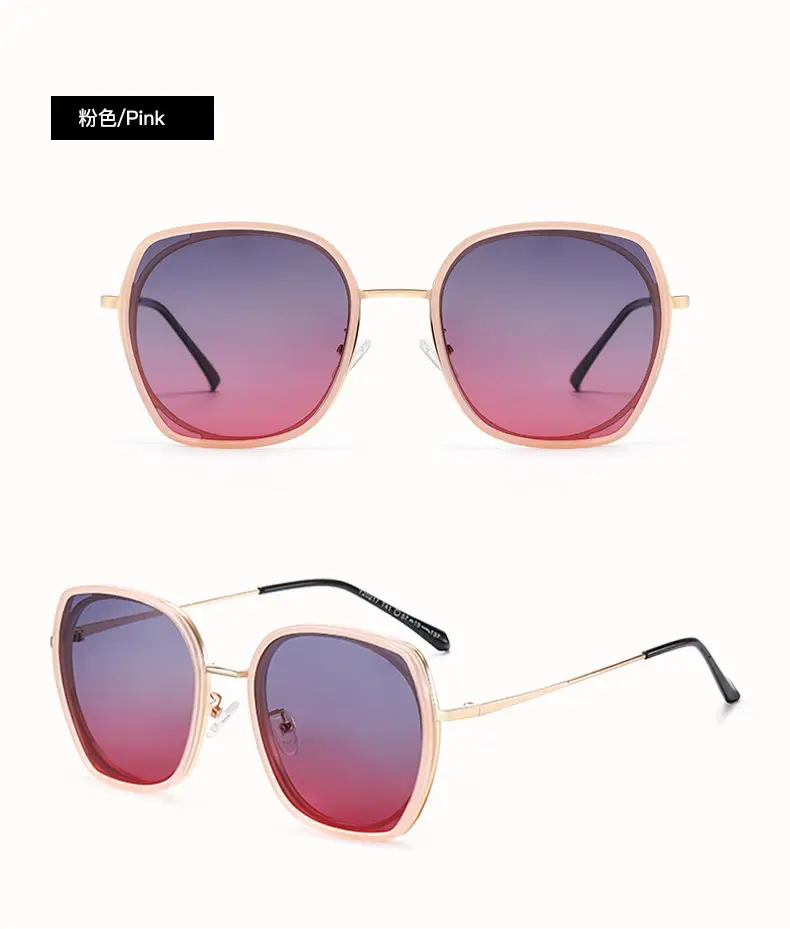 Women Polarized Sunglasses UV Protection Large Frame — feature 15