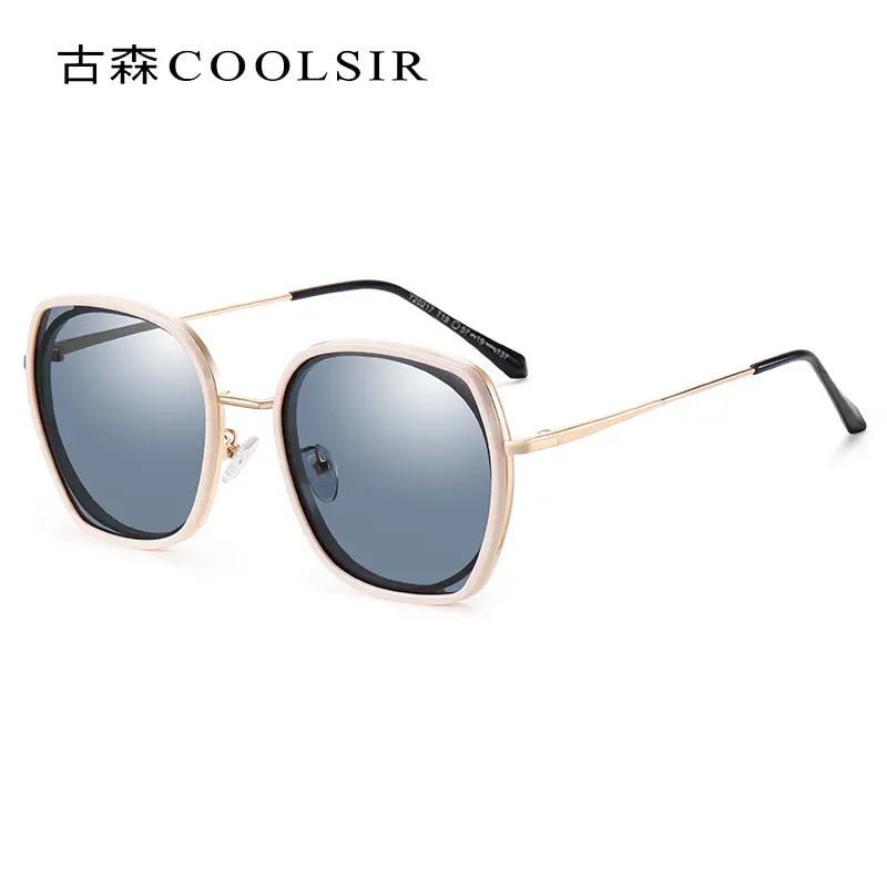 Women Polarized Sunglasses UV Protection Large Frame