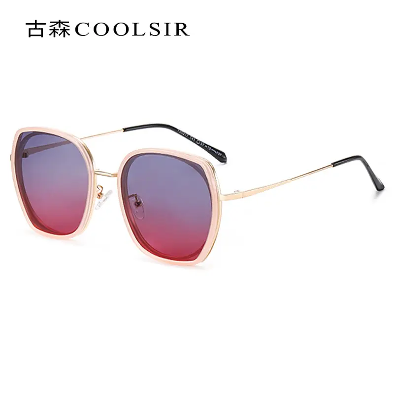 Women Polarized Sunglasses UV Protection Large Frame