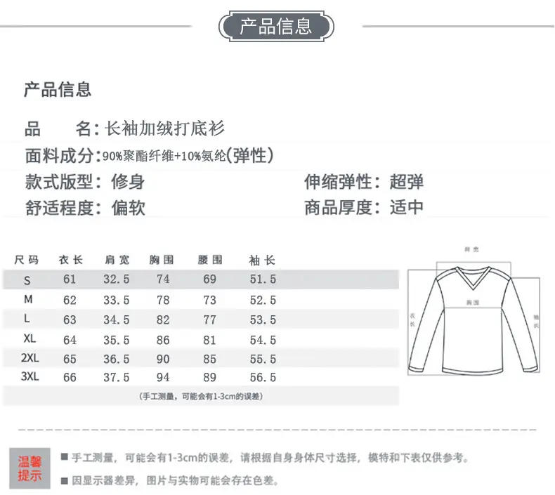 尺寸表