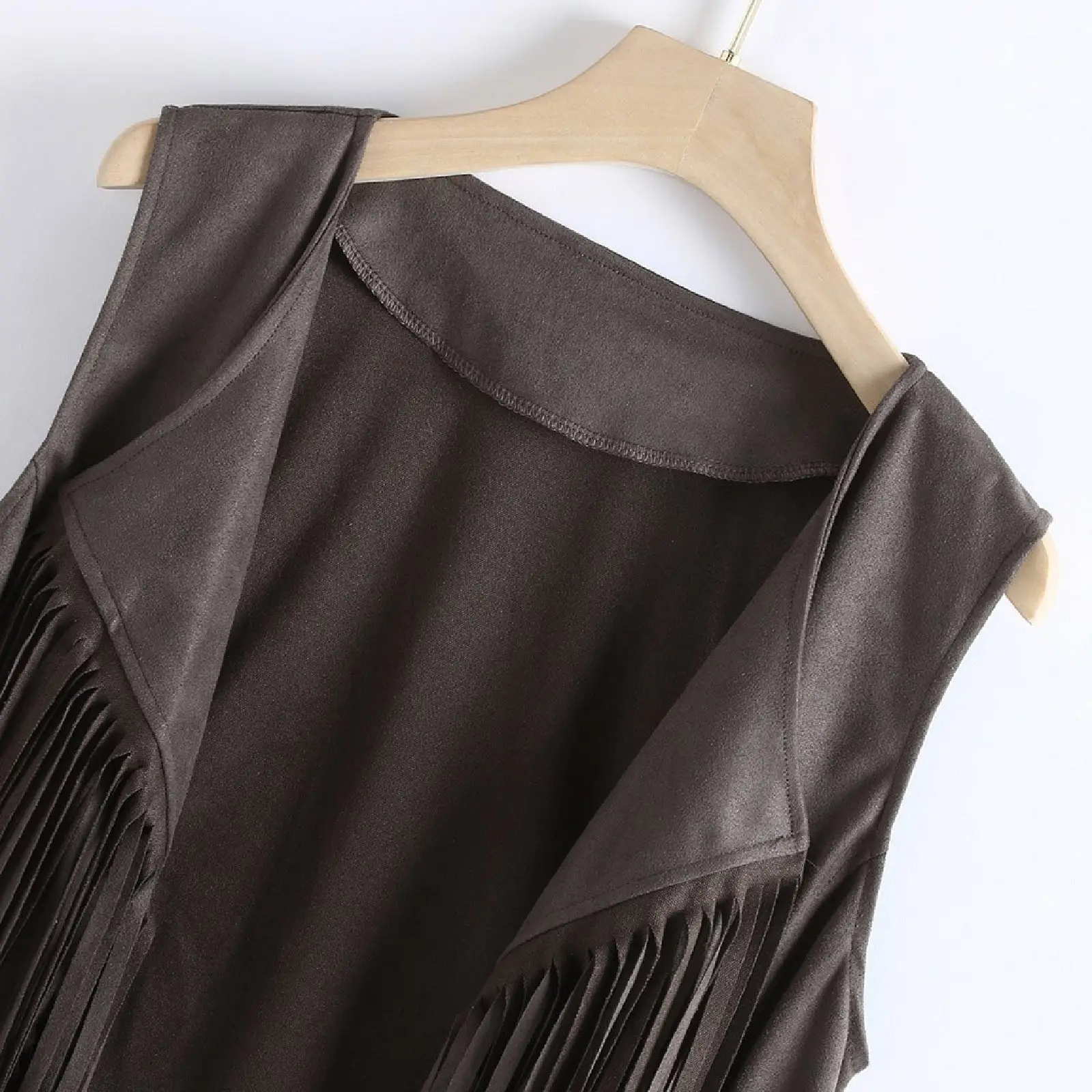 Women Slim Sleeveless Vest with Tassels Summer Wear — feature 20