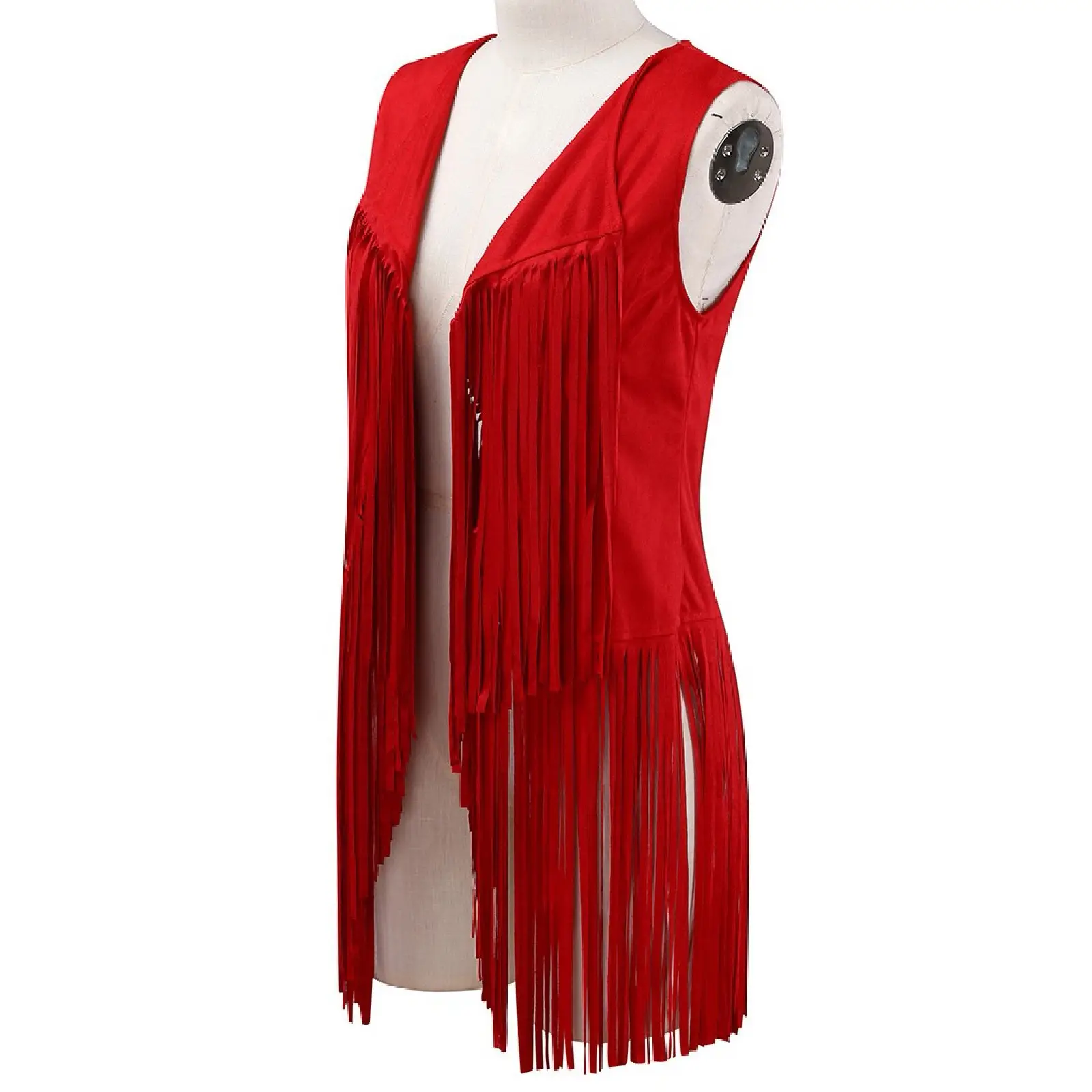 Women Slim Sleeveless Vest with Tassels Summer Wear — feature 25