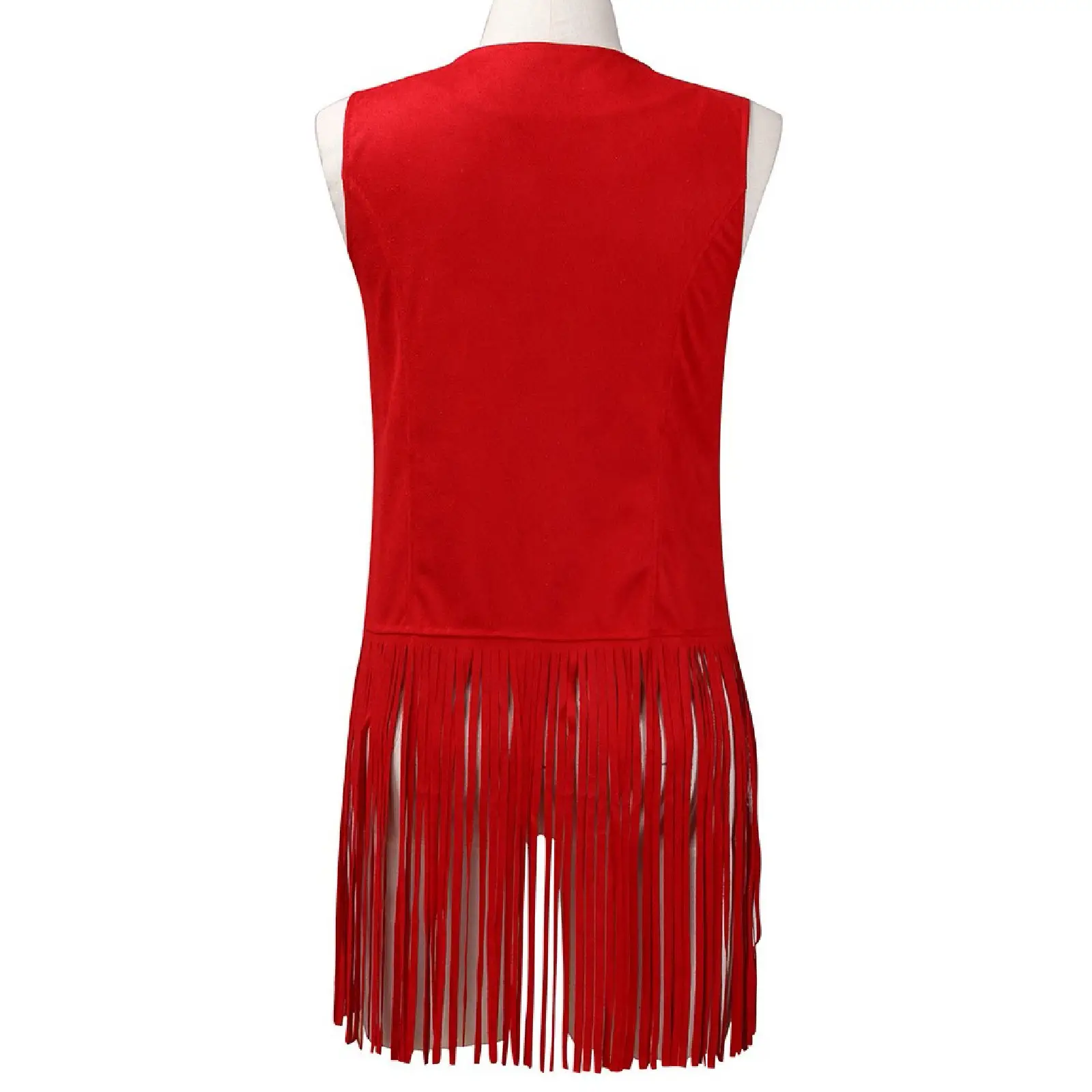 Women Slim Sleeveless Vest with Tassels Summer Wear — feature 26