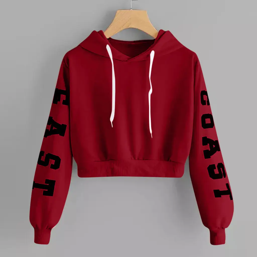 Women Korean Print Sweatshirt Set Red Yellow Yellow - Image 5