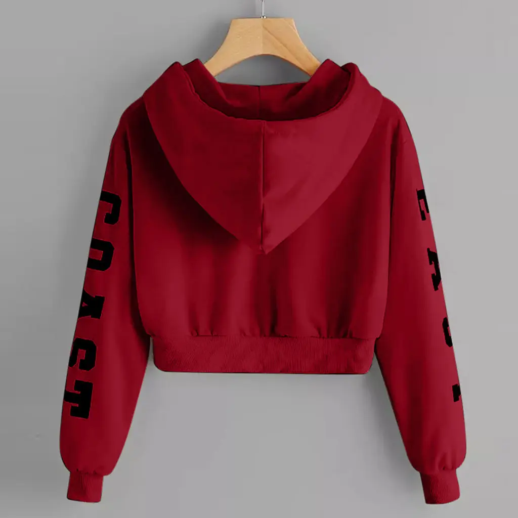 Women Korean Print Sweatshirt Set Red Yellow Yellow — feature 6
