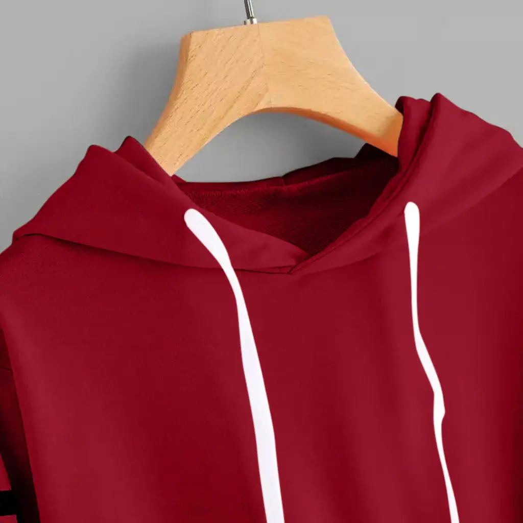 Women Korean Print Sweatshirt Set Red Yellow Yellow — feature 8