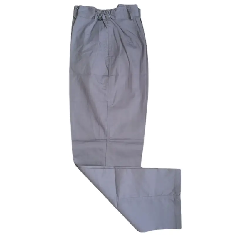 Men's Grey Multi-Pocket Work Pants Auto Repair - Image 11