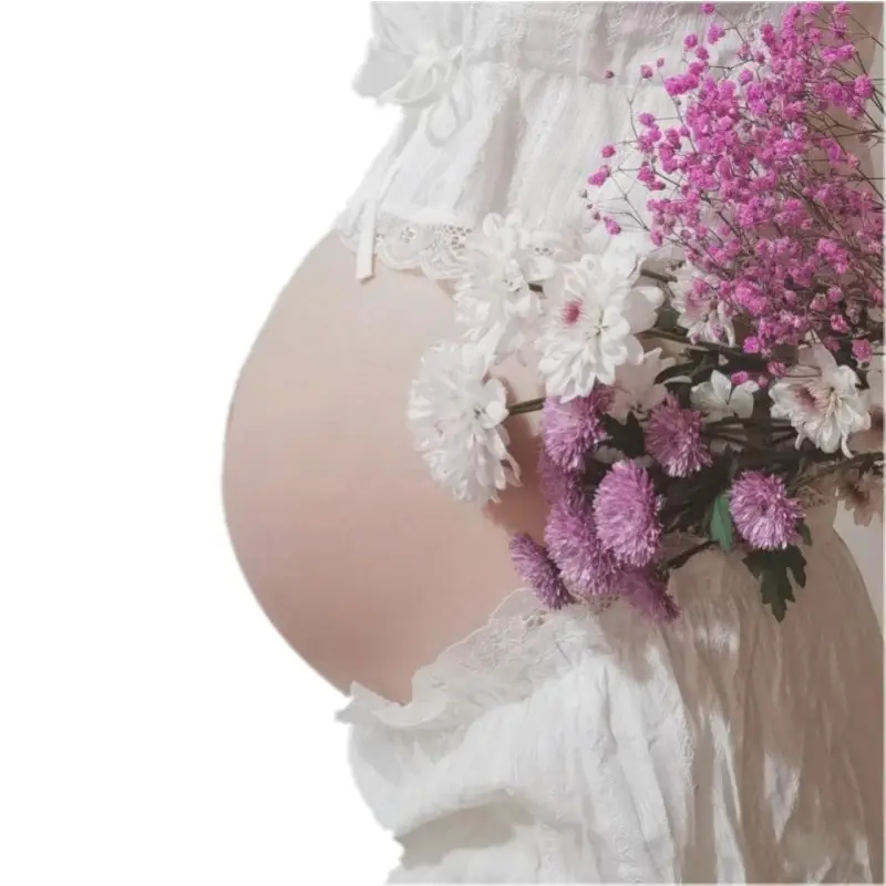 Pregnant Women Sexy Belly Photo Underwear Sling Shorts Set - Image 11