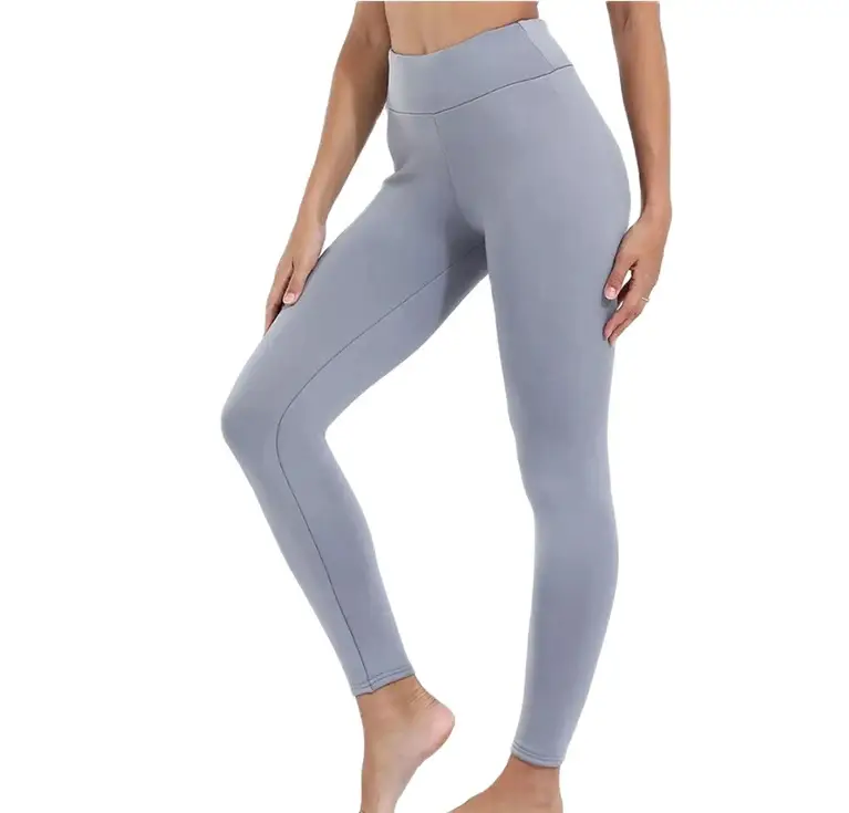 Women's Fleece Lined Warm Black Leggings Winter - Image 12