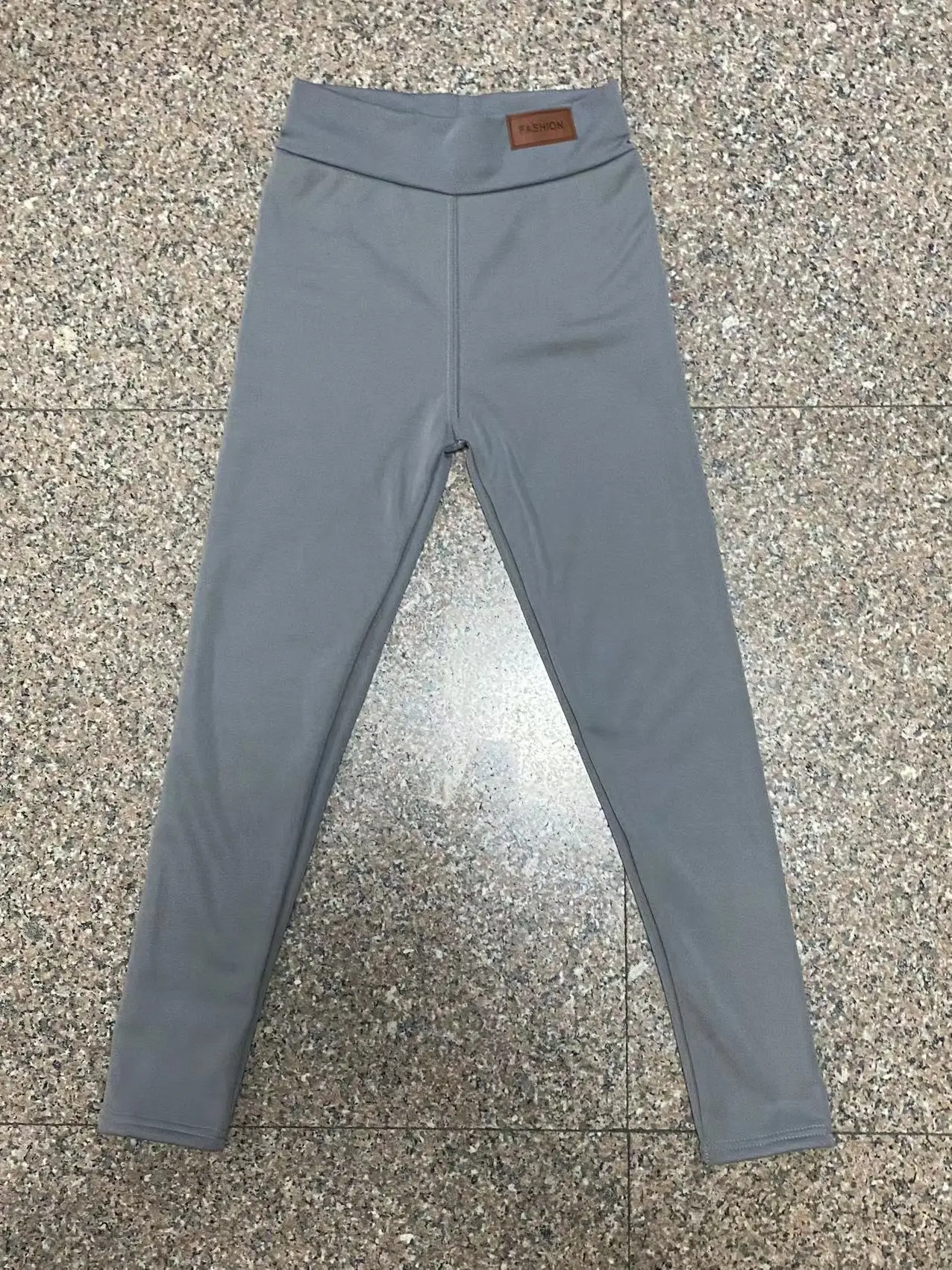 Leather label Light Gray