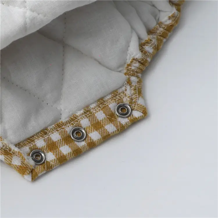 Korean Baby Plaid Triangle Climb Suit for Girls — feature 18