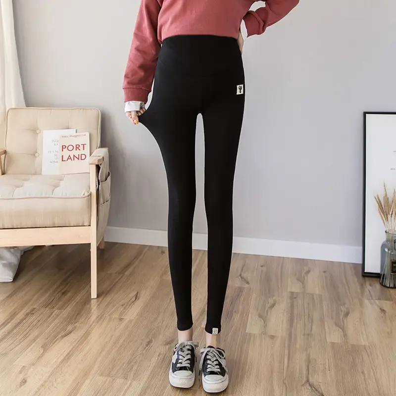 Maternity Leggings New Autumn Winter All-match Kitten