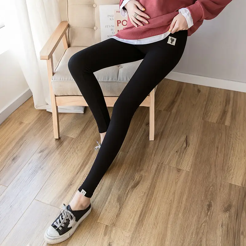 Maternity Leggings New Autumn Winter All-match Kitten