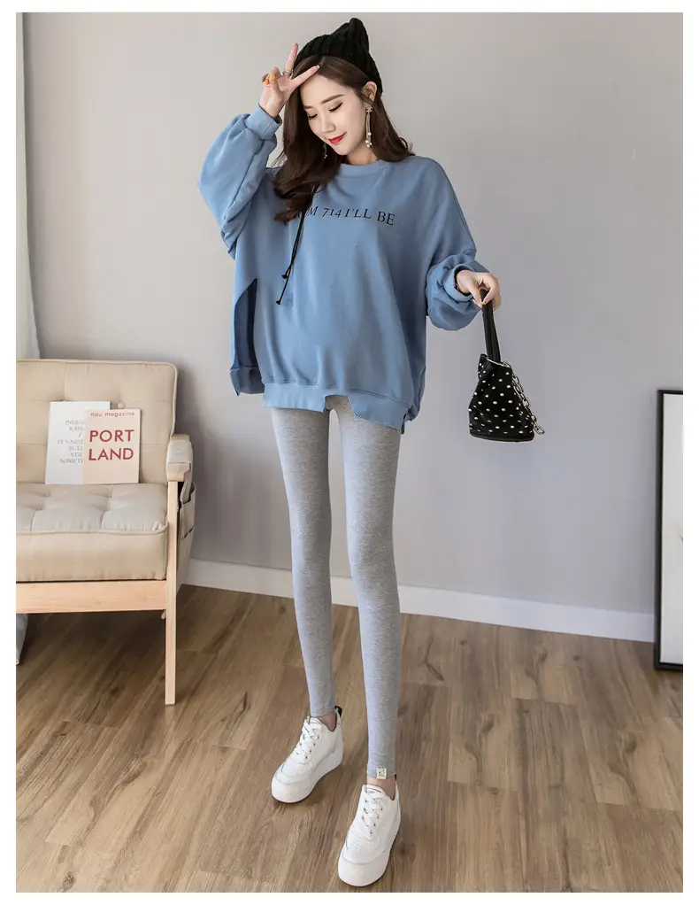 Maternity Leggings New Autumn Winter All-match Kitten — feature 16