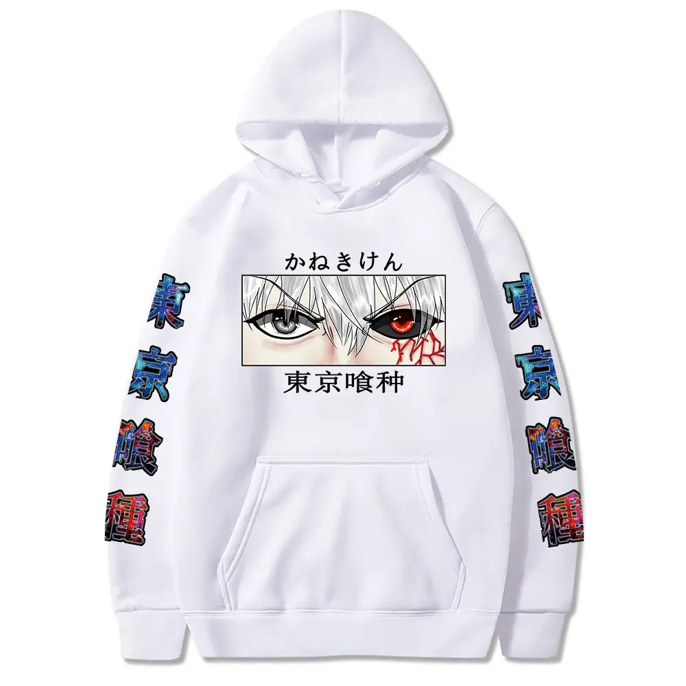 Pink Anime Tokyo Ghoul Eyes Hoodie for Men Women — feature 3