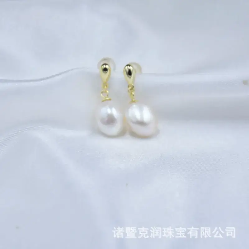 925 Silver Pearl Earrings Retro French Style Hong Kong - Image 3