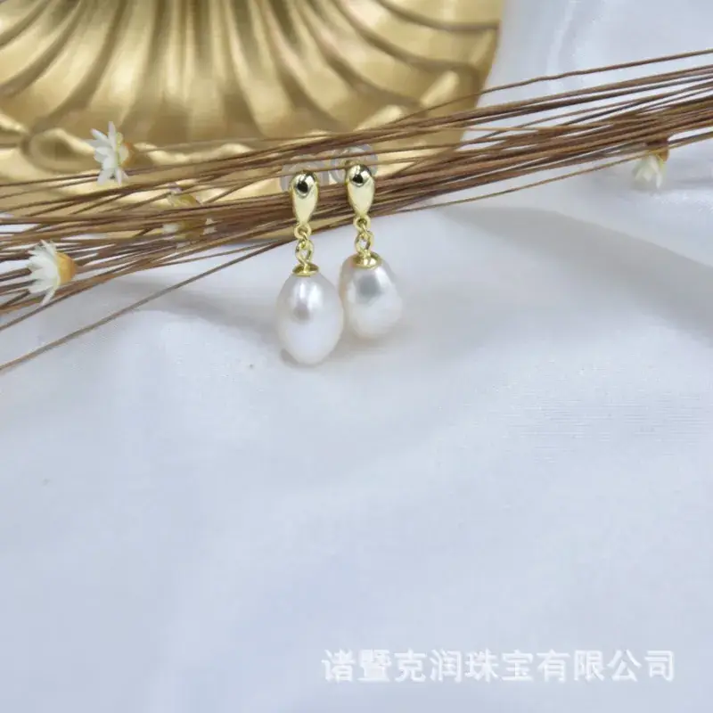 925 Silver Pearl Earrings Retro French Style Hong Kong - Image 4
