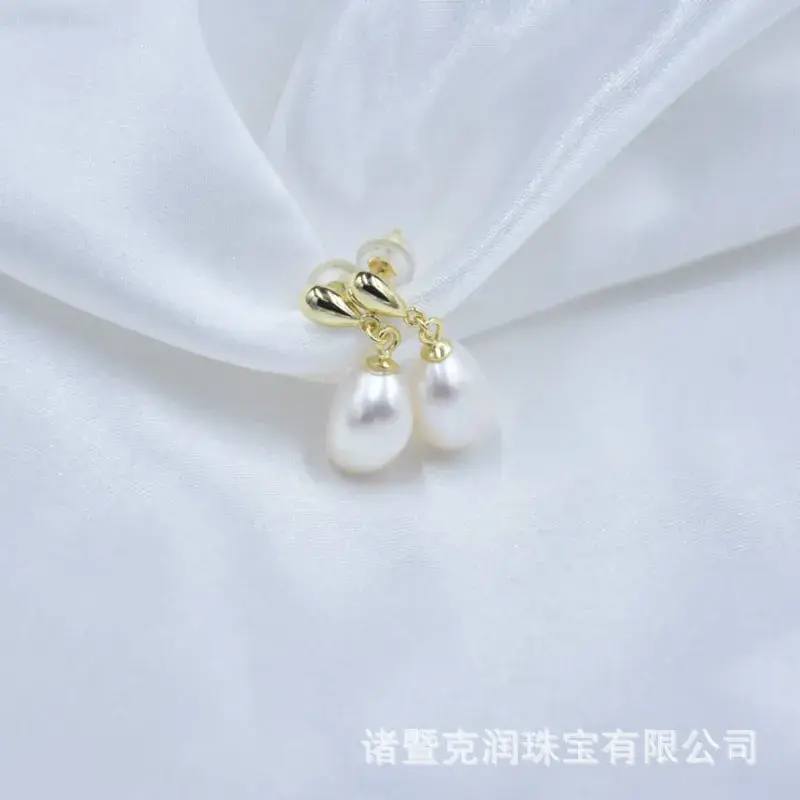 925 Silver Pearl Earrings Retro French Style Hong Kong - Image 5