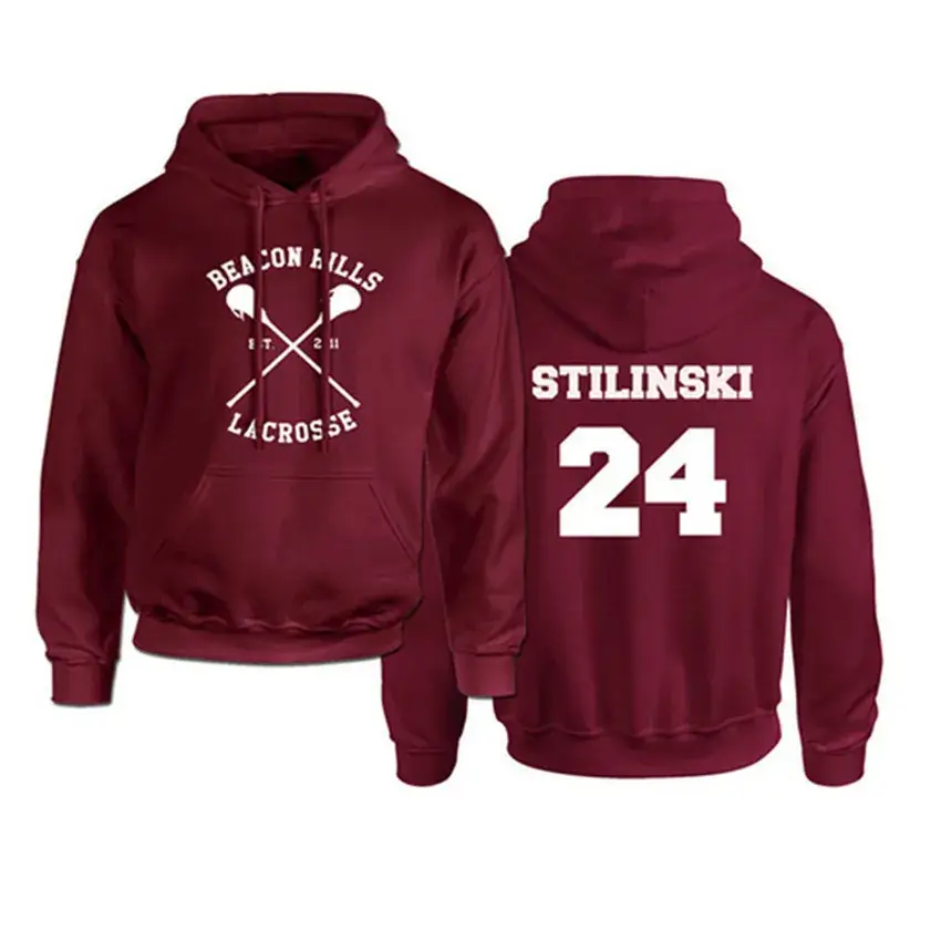 Pink Hoodie Set Stilinski 24 Lahey McCall - Image 27