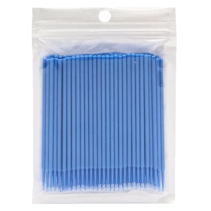 Orange Cotton Swab for Eyebrow & Eye Makeup