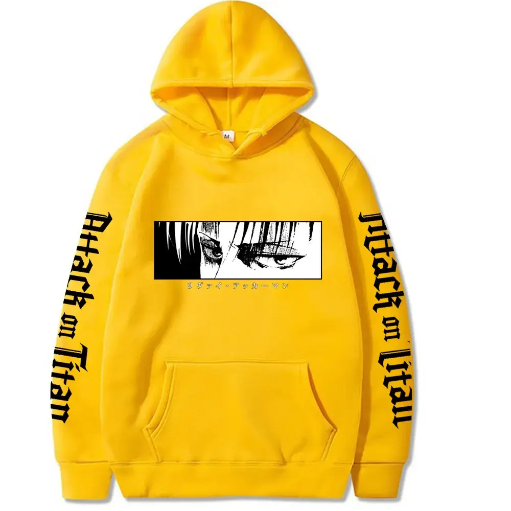 White Attack on Titan Hooded Sweatshirt for Men - Image 2