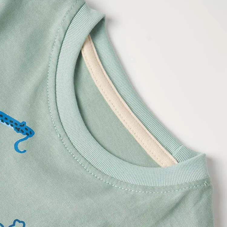 25Yrs Summer Kids Short Sleeve T-Shirt Mint Green