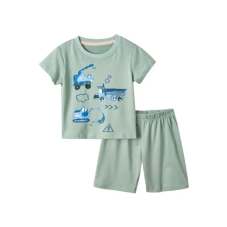 25Yrs Summer Kids Short Sleeve T-Shirt Mint Green