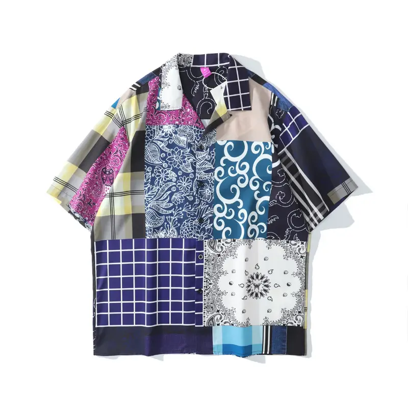 American Retro Cross-Border Hawaiian Shirt with Floral Embroidery - Image 26