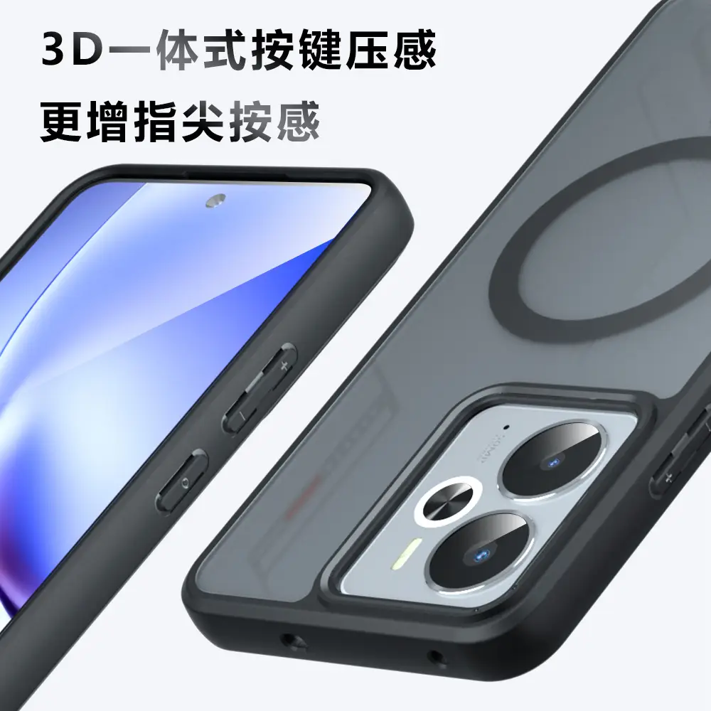 Realme 14 Magnetic Case Matte Anti Fall - Image 3