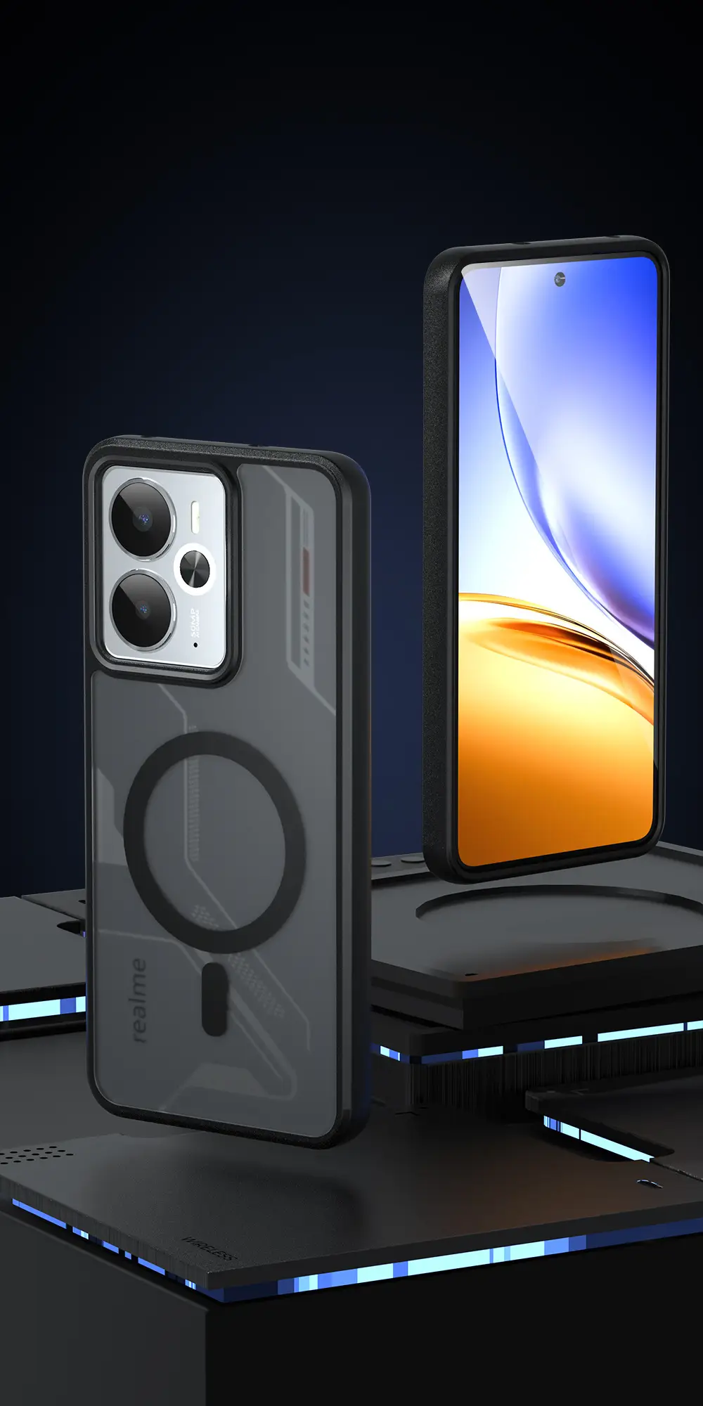 Realme 14 Magnetic Case Matte Anti Fall — feature 10
