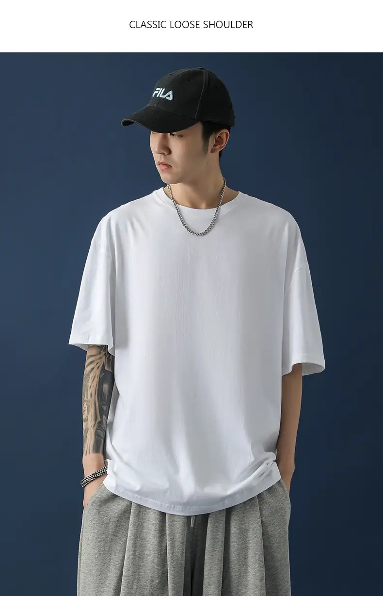 Sanhai Whale 240g White Cotton T-Shirt — feature 7
