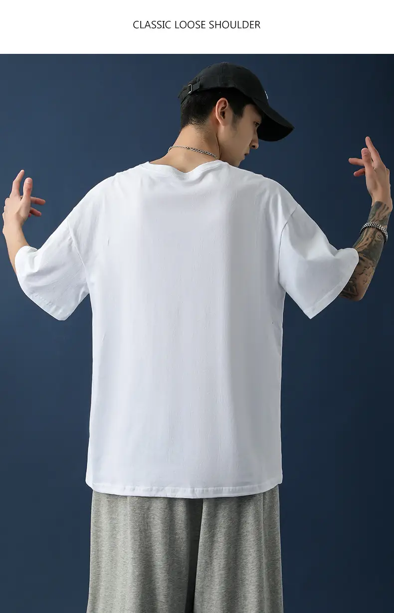Sanhai Whale 240g White Cotton T-Shirt — feature 8