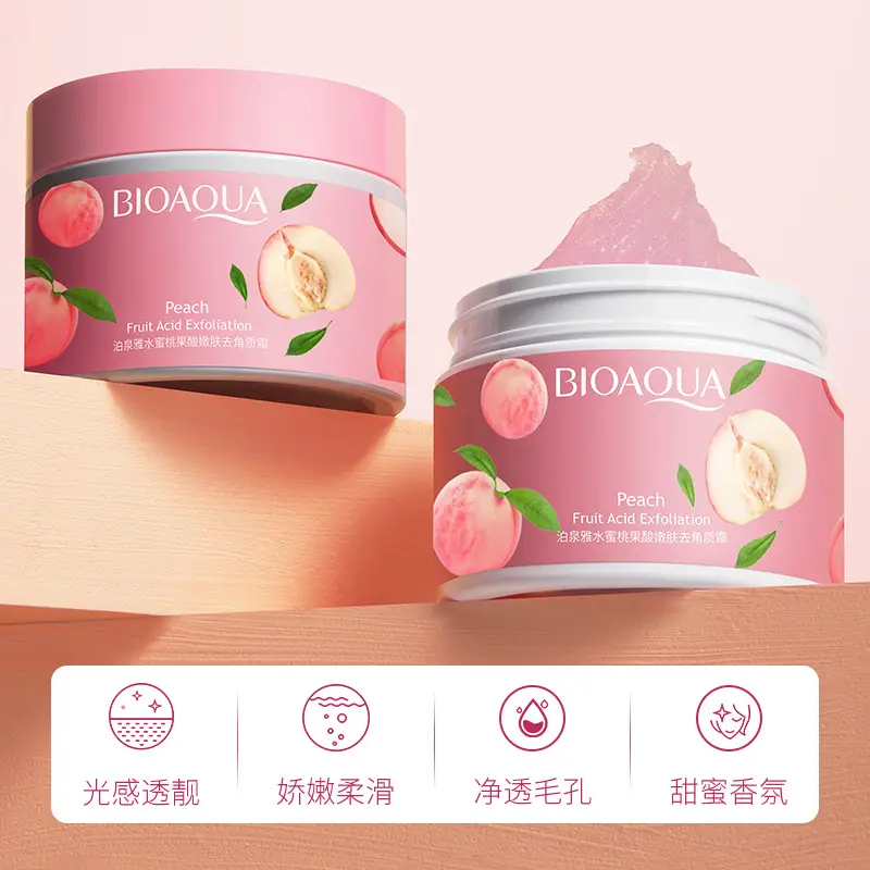 Peach Fruit Acid Exfoliating Cream for Pores & Skin - Image 4
