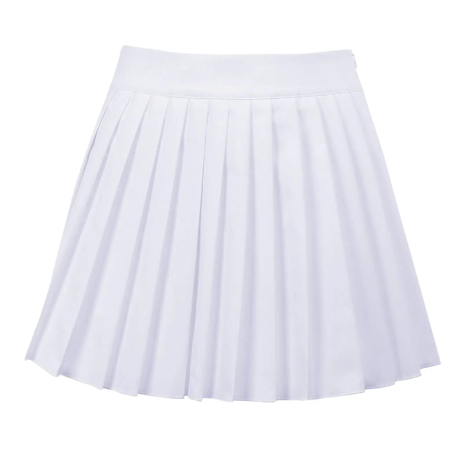 Black Pleated Tennis Skirt High Waist Casual Shorts