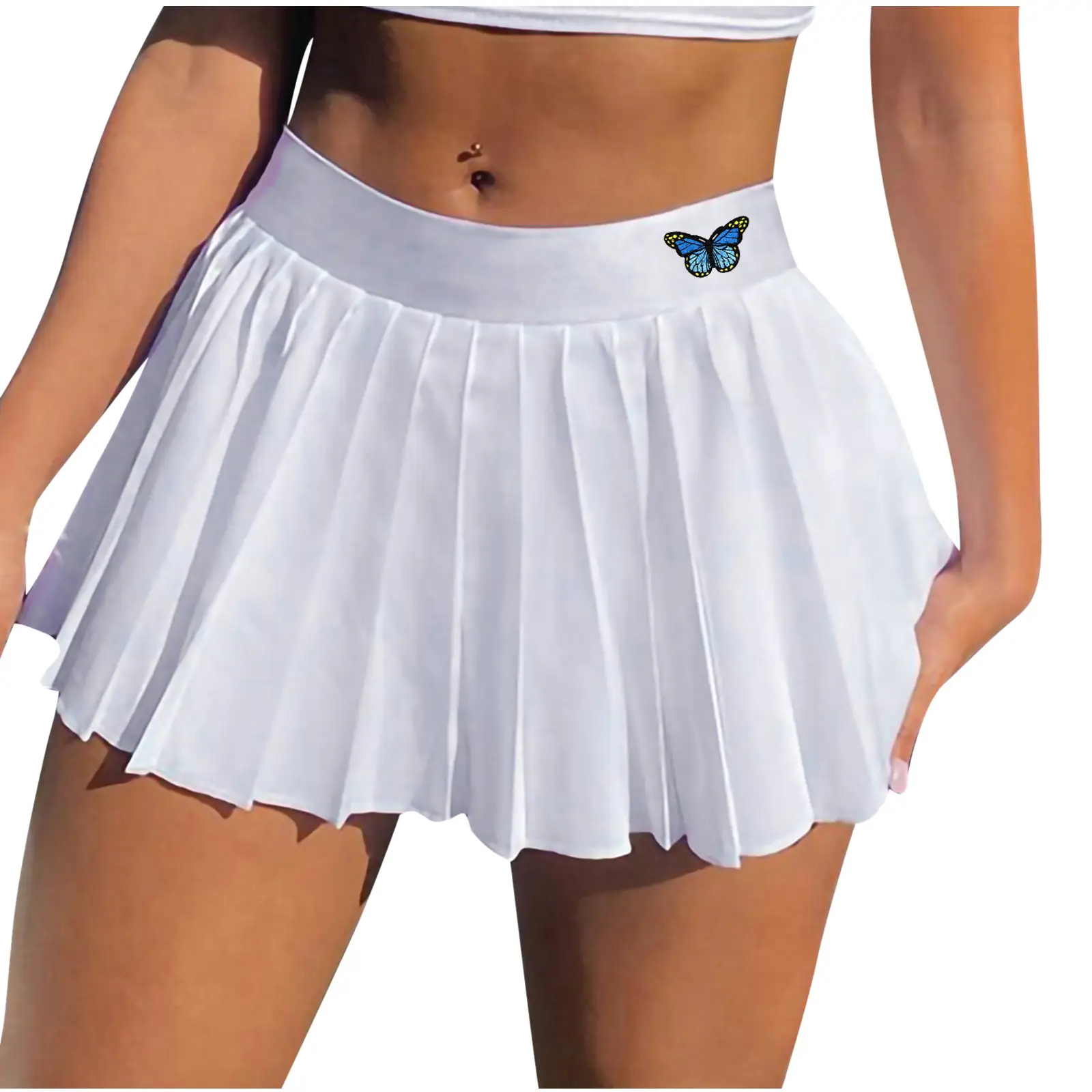 Butterfly White Dress
