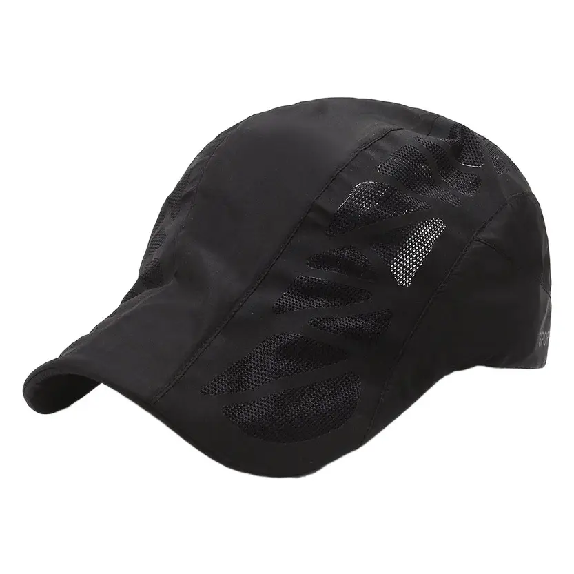 Men's Grey Mesh Forward Outdoor Cap Beret