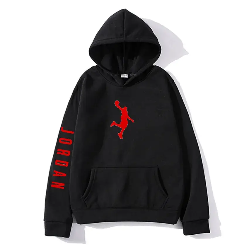 Maroon JR Pony Hoodie for Men Casual Sweatshirt - Image 18